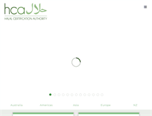 Tablet Screenshot of halalauthority.org